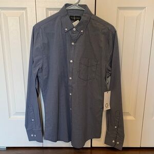 Men's Button-Down Dress Shirt - Blue